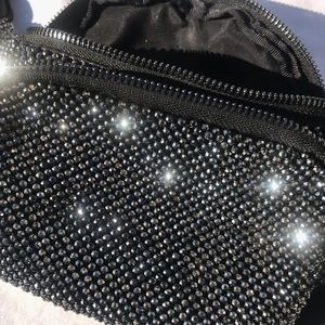rhinestone fanny pack topshop